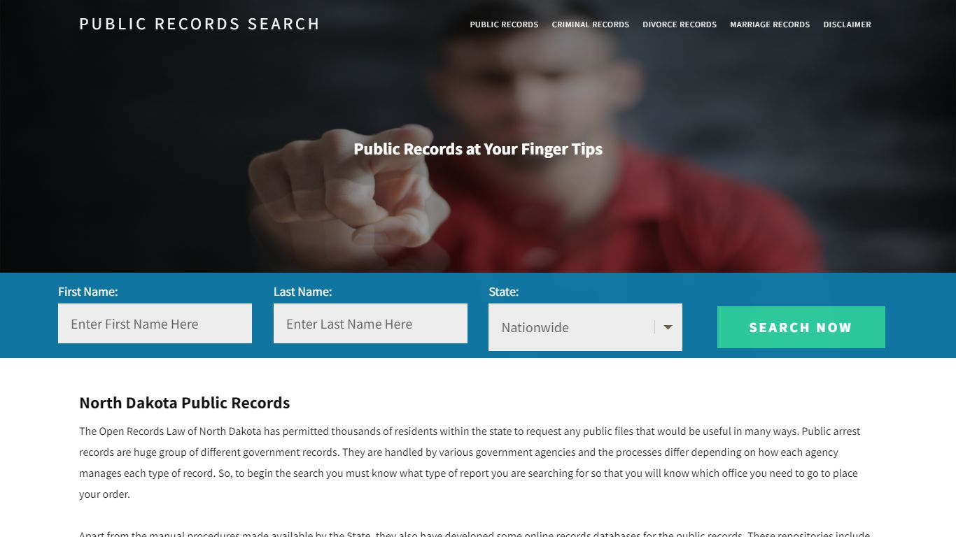 North Dakota Public Records | Get Instant Reports On People